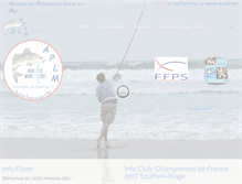 Tablet Screenshot of aplm-surfcasting.fr